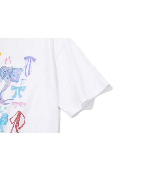 CPGN STUDIO(コンパーニョ)の「DTPファンシーリボン半袖Tシャツホワイト(Tシャツ/カットソー・レディース・その他・MEDIUM/LARGE)」の6枚目の写真