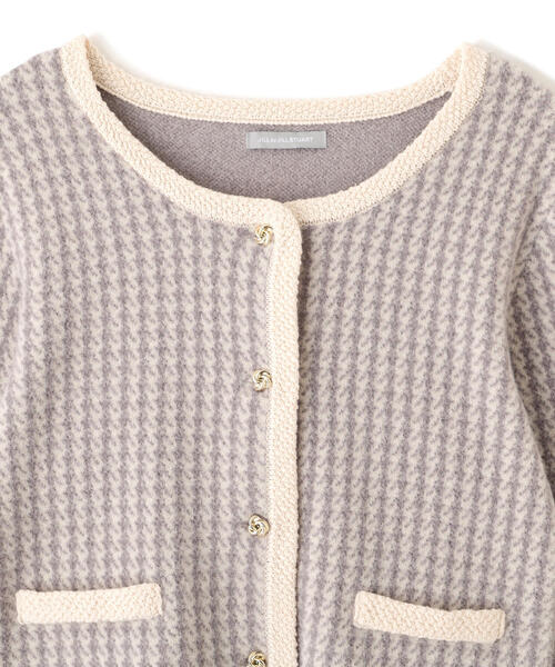 JILL by JILL STUART(ジルバイジルスチュアート)の「◇千鳥ジャガードニットセットアップ(ワンピース・レディース・ブラック系その他/グレー系その他/パープル系その他・FREE)」の8枚目の写真