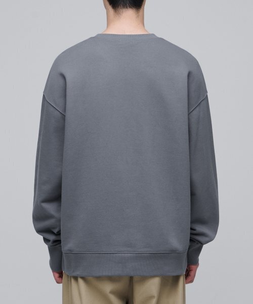 MUSINSA STANDARD（ムシンサスタンダード）の「オーバーサイズスウェットシャツ[グレー]（スウェット・メンズ・その他・SMALL/MEDIUM/LARGE/X-LARGE/XX-LARGE/XXX-LARGE）」の3枚目の写真
