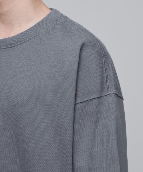 MUSINSA STANDARD（ムシンサスタンダード）の「オーバーサイズスウェットシャツ[グレー]（スウェット・メンズ・その他・SMALL/MEDIUM/LARGE/X-LARGE/XX-LARGE/XXX-LARGE）」の6枚目の写真