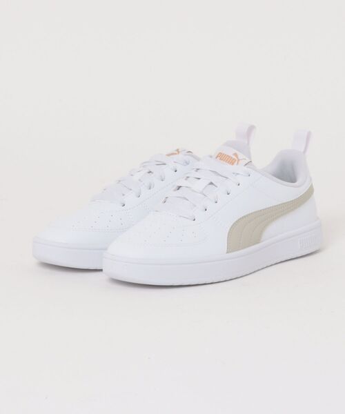 PUMA（プーマ）の「【PUMA】プーマ RICKIE（リッキー）387607（スニーカー・レディース・ホワイト系その他/ホワイト×パープル/ブラック×ホワイト/ホワイト×ブラック/ブラック×ブラック・23.0cm/23.5cm/24.0cm/24.5cm/25.0cm/26.5cm/27.0cm/27.5cm/28.0cm/25.5cm/26.0cm）」の2枚目の写真