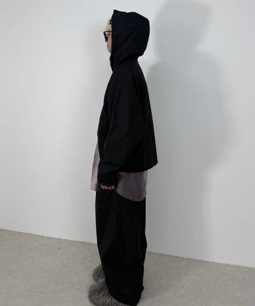 セール】【Nerd out XU】nylon hood jacket / 【ナードアウトエックス