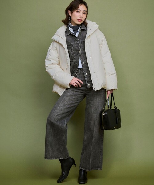 RED CARD TOKYO（レッドカード）の「オーバーサイズ デニム ジャケット（デニムジャケット・レディース・ネイビー系/ターコイズブルー系/ダルブルー系/ライトグレー系・38/36）」の15枚目の写真