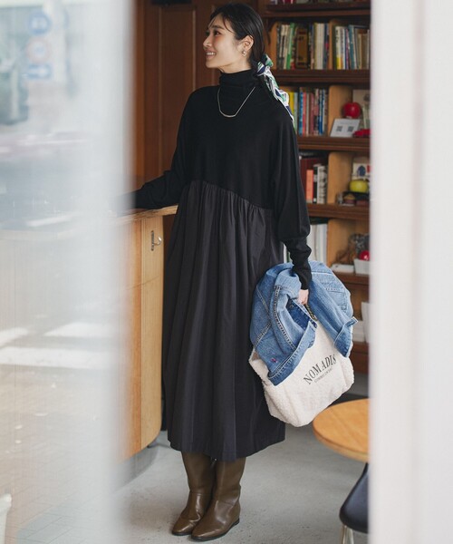 RED CARD TOKYO（レッドカード）の「オーバーサイズ デニム ジャケット（デニムジャケット・レディース・ネイビー系/ターコイズブルー系/ダルブルー系/ライトグレー系・38/36）」の20枚目の写真