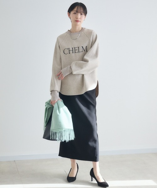 Paradise Picnic（パラダイスピクニック）の「Dignite Collier ウーリージャージスカート（スカート・レディース・レッド・FREE）」の2枚目の写真