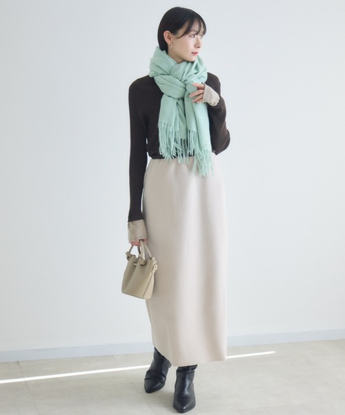 Paradise Picnic（パラダイスピクニック）の「Dignite Collier ウーリージャージスカート（スカート・レディース・レッド・FREE）」の12枚目の写真