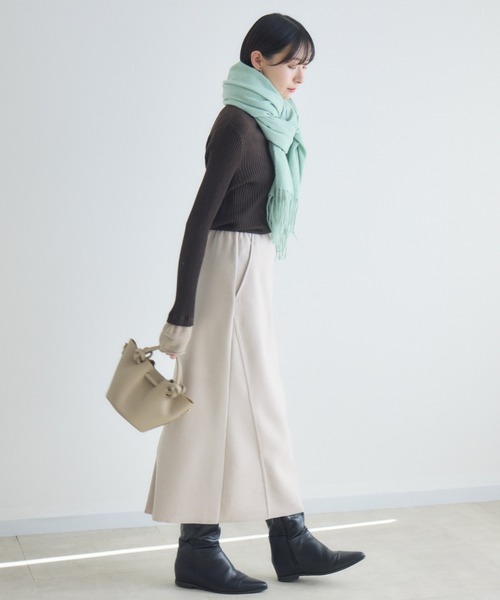 Paradise Picnic（パラダイスピクニック）の「Dignite Collier ウーリージャージスカート（スカート・レディース・レッド・FREE）」の13枚目の写真