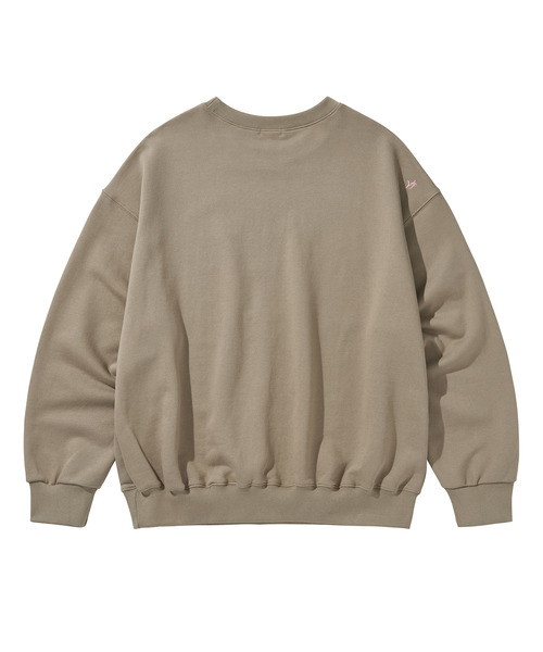 LIBERE（リベーレ）の「LIBERE リベーレ / LOGO CREWNECK SWEAT ビッグシルエットロゴ刺繍クルーネックスウェット / 255218-255219（スウェット・メンズ・ブラック/ブラウン・MEDIUM/LARGE）」の17枚目の写真