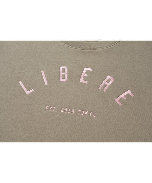 LIBERE（リベーレ）の「LIBERE リベーレ / LOGO CREWNECK SWEAT ビッグシルエットロゴ刺繍クルーネックスウェット / 255218-255219（スウェット・メンズ・ブラック/ブラウン・MEDIUM/LARGE）」の19枚目の写真