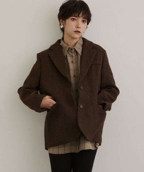 セール】ウールタッチクラシカルジャケット（テーラードジャケット