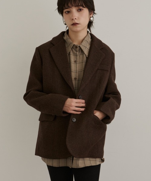 ウールタッチクラシカルジャケット（テーラードジャケット）｜DFFUR