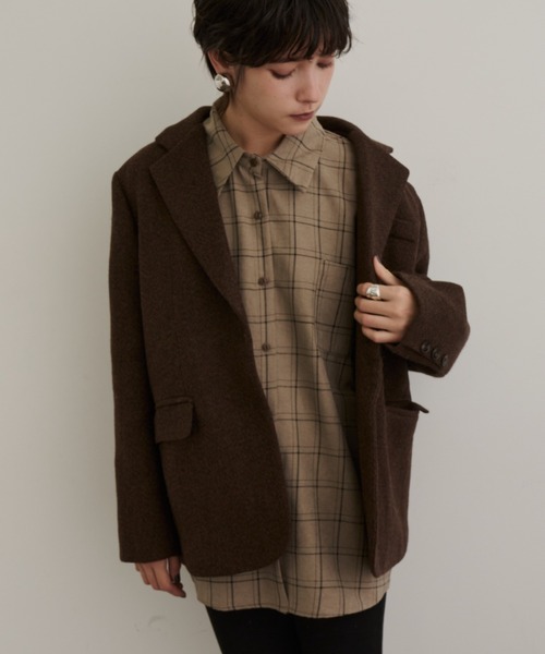 ウールタッチクラシカルジャケット（テーラードジャケット）｜DFFUR