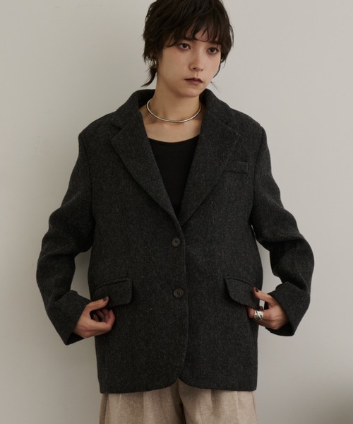 ウールタッチクラシカルジャケット（テーラードジャケット）｜DFFUR