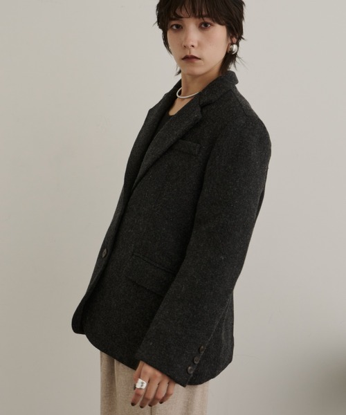 セール】ウールタッチクラシカルジャケット（テーラードジャケット