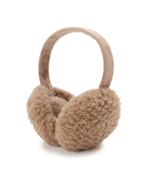 SHOO・LA・RUE（シューラルー）の「【折りたたみ】ボアイヤマフ（イヤーマフ・レディース・グレー/アイボリー/ブラウン系/ブラック・00）」の4枚目の写真