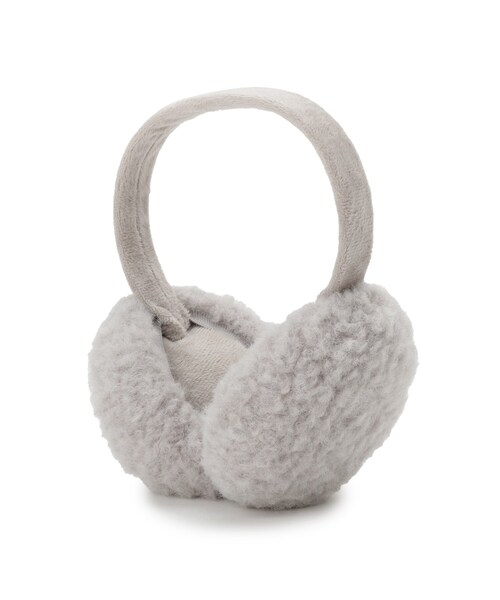 SHOO・LA・RUE（シューラルー）の「【折りたたみ】ボアイヤマフ（イヤーマフ・レディース・グレー/アイボリー/ブラウン系/ブラック・00）」の3枚目の写真