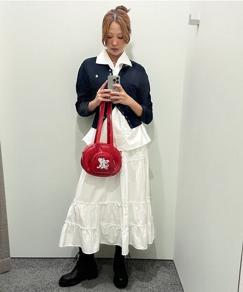 ROSEFRANTZ（ロゼフランツ）の「Eyelet Round Cardigan [Navy]（カーディガン/ボレロ・レディース・ネイビー・FREE）」の8枚目の写真
