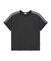 ESCAPEFROM（エスケープフロム）の「Essential Sora Track Short Sleeve T-Shirt Charcoal（Tシャツ/カットソー）」