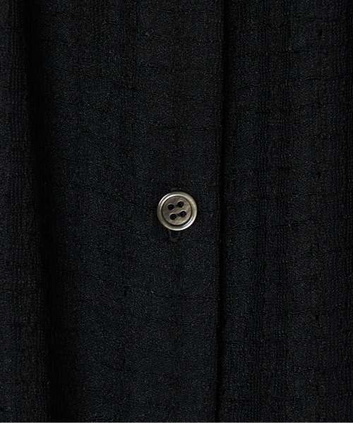 HELIOPOLE(エリオポール)の「RACE FRILL COLLAR BLOUSE(シャツ/ブラウス・レディース・ブラック/ホワイト・38)」の7枚目の写真