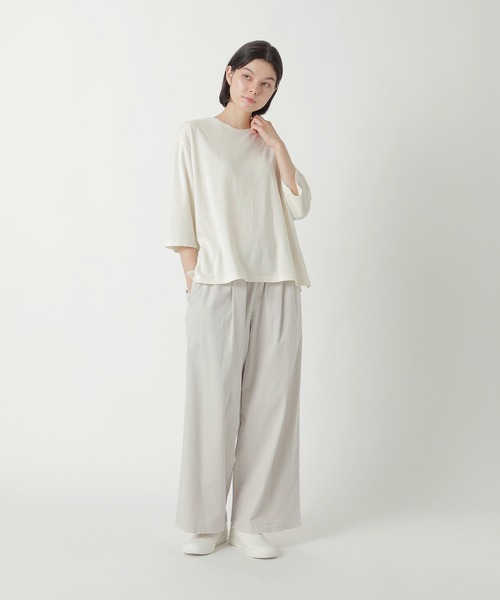 Plantation（プランテーション）の「PRIMEストレッチ / パンツ / S（Tシャツ/カットソー・レディース・ライトブルー/ライトブラウン/ホワイト/ネイビー・M size）」の6枚目の写真