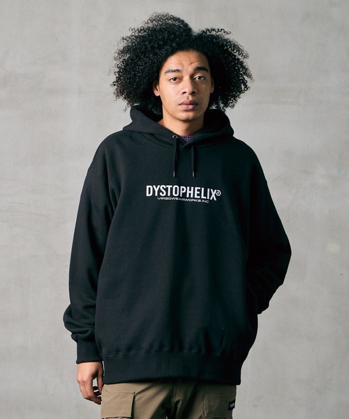 VIRGOwearworks（ヴァルゴウェアワークス）の「CROSS HOODIE（パーカー・メンズ・ホワイト/ブラック/グレー・2/3/4）」の2枚目の写真