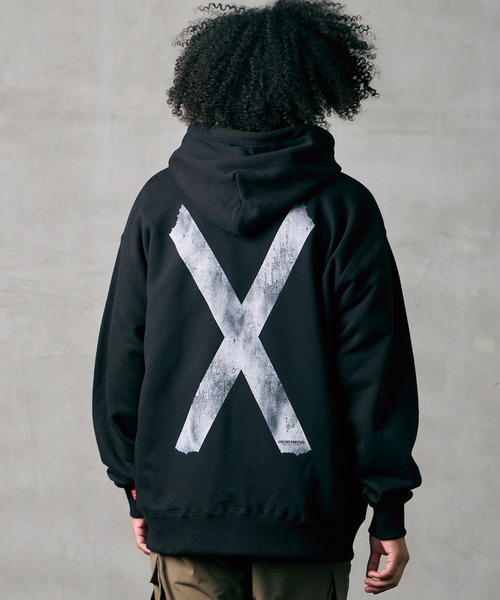 VIRGOwearworks（ヴァルゴウェアワークス）の「CROSS HOODIE（パーカー・メンズ・ホワイト/ブラック/グレー・2/3/4）」の9枚目の写真