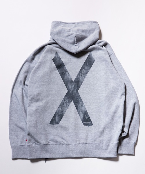 VIRGOwearworks（ヴァルゴウェアワークス）の「CROSS HOODIE（パーカー・メンズ・ホワイト/ブラック/グレー・2/3/4）」の6枚目の写真
