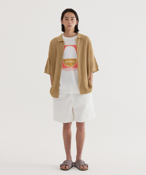 COVERNAT(カバーナット)の「クロシェハーフニットシャツ ベージュ(シャツ/ブラウス・レディース・その他・SMALL/MEDIUM/LARGE/X-LARGE)」の6枚目の写真