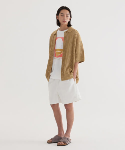 COVERNAT(カバーナット)の「クロシェハーフニットシャツ ベージュ(シャツ/ブラウス・レディース・その他・SMALL/MEDIUM/LARGE/X-LARGE)」の7枚目の写真