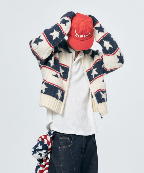 SCHISM INDUCING(スキズムインデューシング)の「STARS COWICHAN ZIP CARDIGAN NAVY(カーディガン/ボレロ・レディース・その他・OS)」の19枚目の写真