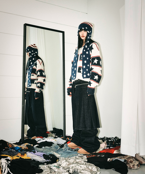 SCHISM INDUCING(スキズムインデューシング)の「STARS COWICHAN ZIP CARDIGAN NAVY(カーディガン/ボレロ・レディース・その他・OS)」の20枚目の写真