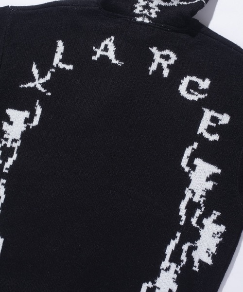 売り超安い XLARGEJACQUARD FUZZY ZIP UP SWEATER 【公式通販】