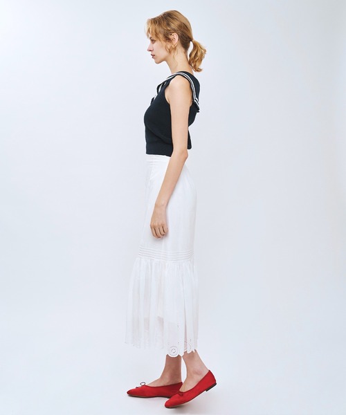 DEICY(デイシー)の「セーラーカラーマリンニット(ニット/セーター・レディース・ネイビー/ピンク/アイボリー・FREE)」の10枚目の写真