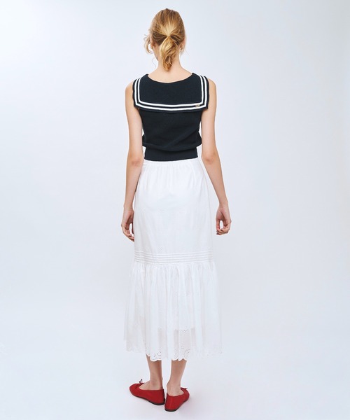 DEICY(デイシー)の「セーラーカラーマリンニット(ニット/セーター・レディース・ネイビー/ピンク/アイボリー・FREE)」の11枚目の写真