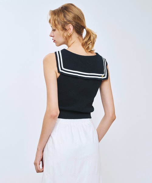 DEICY(デイシー)の「セーラーカラーマリンニット(ニット/セーター・レディース・ネイビー/ピンク/アイボリー・FREE)」の22枚目の写真