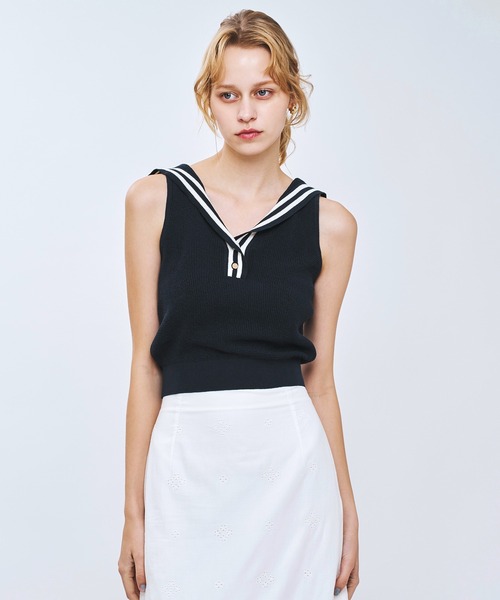 DEICY(デイシー)の「セーラーカラーマリンニット(ニット/セーター・レディース・ネイビー/ピンク/アイボリー・FREE)」の20枚目の写真