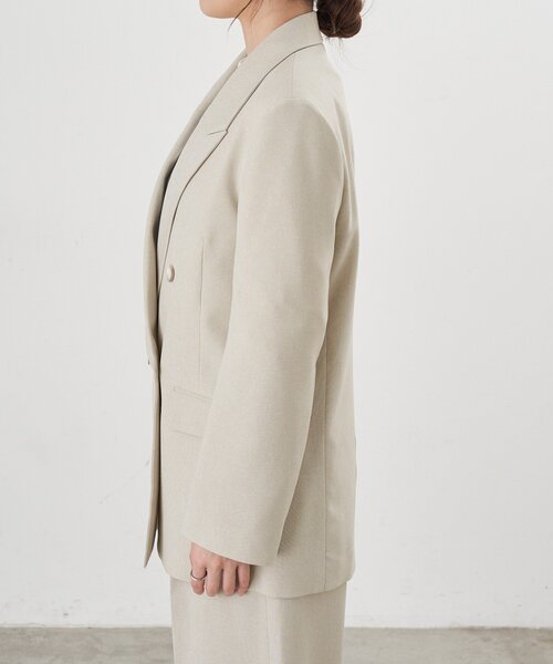 SHENERY(シーナリー)の「トロテーラードジャケット(テーラードジャケット・レディース・ブラック/ローズ/ベージュ・FREE)」の22枚目の写真