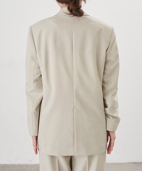 SHENERY（シーナリー）の「トロテーラードジャケット（テーラードジャケット・レディース・ブラック/ローズ/ベージュ・FREE）」の14枚目の写真