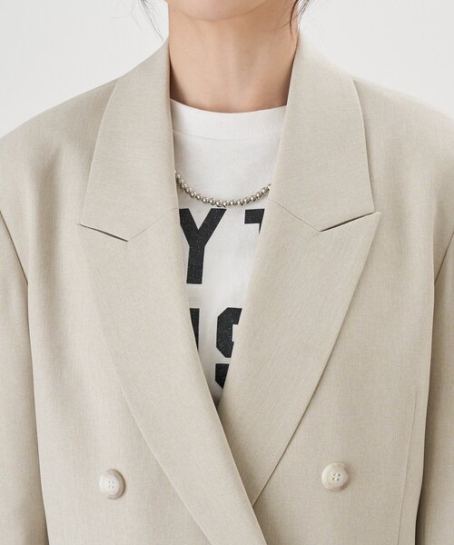 SHENERY（シーナリー）の「トロテーラードジャケット（テーラードジャケット・レディース・ブラック/ローズ/ベージュ・FREE）」の13枚目の写真