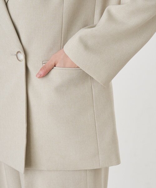 SHENERY（シーナリー）の「トロテーラードジャケット（テーラードジャケット・レディース・ブラック/ローズ/ベージュ・FREE）」の12枚目の写真