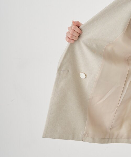 SHENERY（シーナリー）の「トロテーラードジャケット（テーラードジャケット・レディース・ブラック/ローズ/ベージュ・FREE）」の11枚目の写真