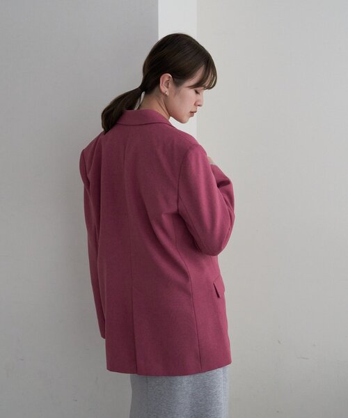 SHENERY（シーナリー）の「トロテーラードジャケット（テーラードジャケット・レディース・ブラック/ローズ/ベージュ・FREE）」の22枚目の写真