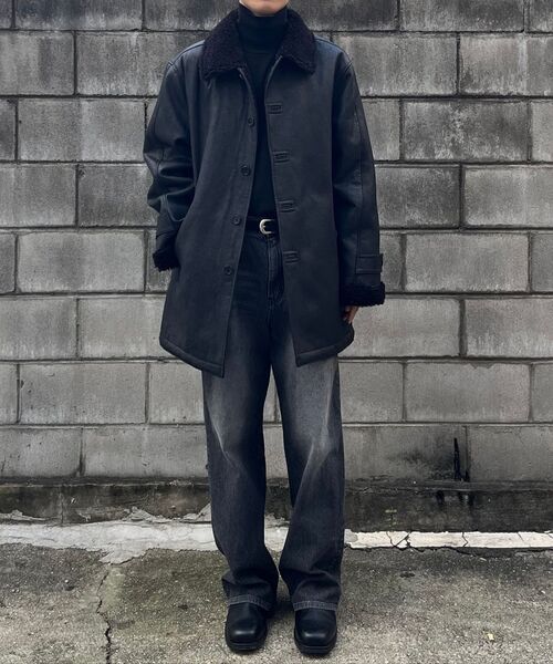 FABREGAT（ファブレガ）の「ソフトタートルネックニット (3COLOR)（ニット/セーター・メンズ・チャコール/アイボリー/ブラック・2/3）」の9枚目の写真