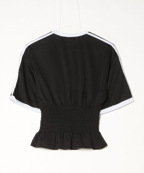 Guess(ゲス)の「GUESS Originals Shirred Printed Sports Tee Tシャツ(Tシャツ/カットソー・レディース・ブラック・SMALL/X-SMALL/MEDIUM)」の3枚目の写真