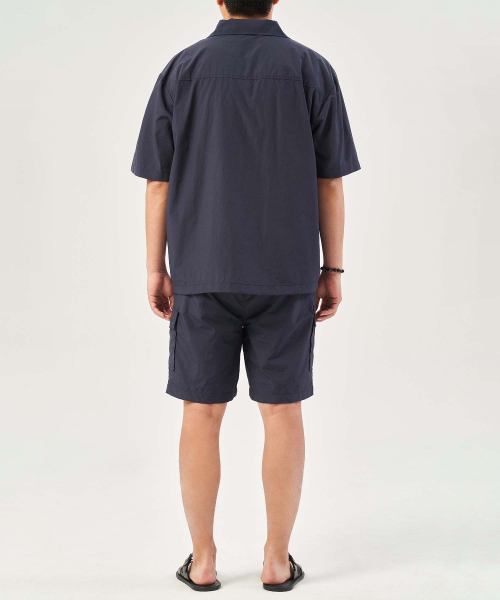 PLAC（プラック）の「オープンカラー半袖シャツネイビー（シャツ/ブラウス・メンズ・その他・LARGE/SMALL/MEDIUM）」の5枚目の写真