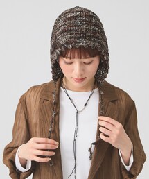 Ray BEAMS（レイビームス）の「PonPon ボンネット帽（ニットキャップ/ビーニー）」