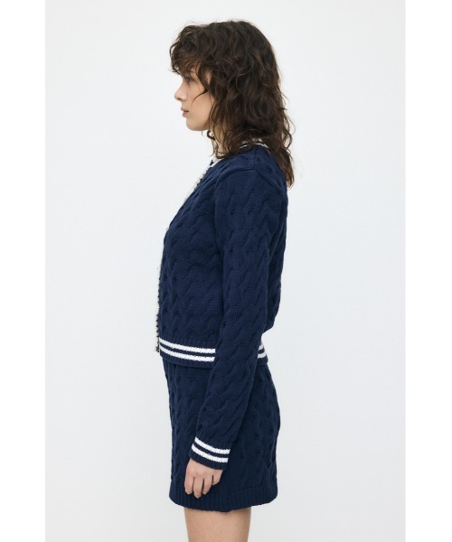 MOUSSY(マウジー)の「LINE CABLE 2PIECES セット(ワンピース・レディース・ネイビー/キナリ/チャコールグレー・1/2)」の18枚目の写真