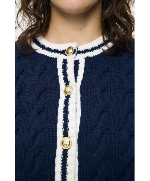 MOUSSY(マウジー)の「LINE CABLE 2PIECES セット(ワンピース・レディース・ネイビー/キナリ/チャコールグレー・1/2)」の20枚目の写真