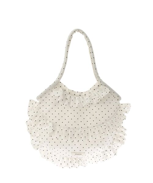 jouetie（ジュエティ）の「パターンフリルトートバッグ（トートバッグ・レディース・ブルー/その他1/オフホワイト/レッド/ブラック・FREE）」の15枚目の写真