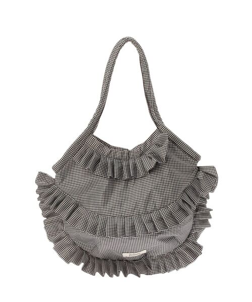 jouetie（ジュエティ）の「パターンフリルトートバッグ（トートバッグ・レディース・ブルー/その他1/オフホワイト/レッド/ブラック・FREE）」の18枚目の写真